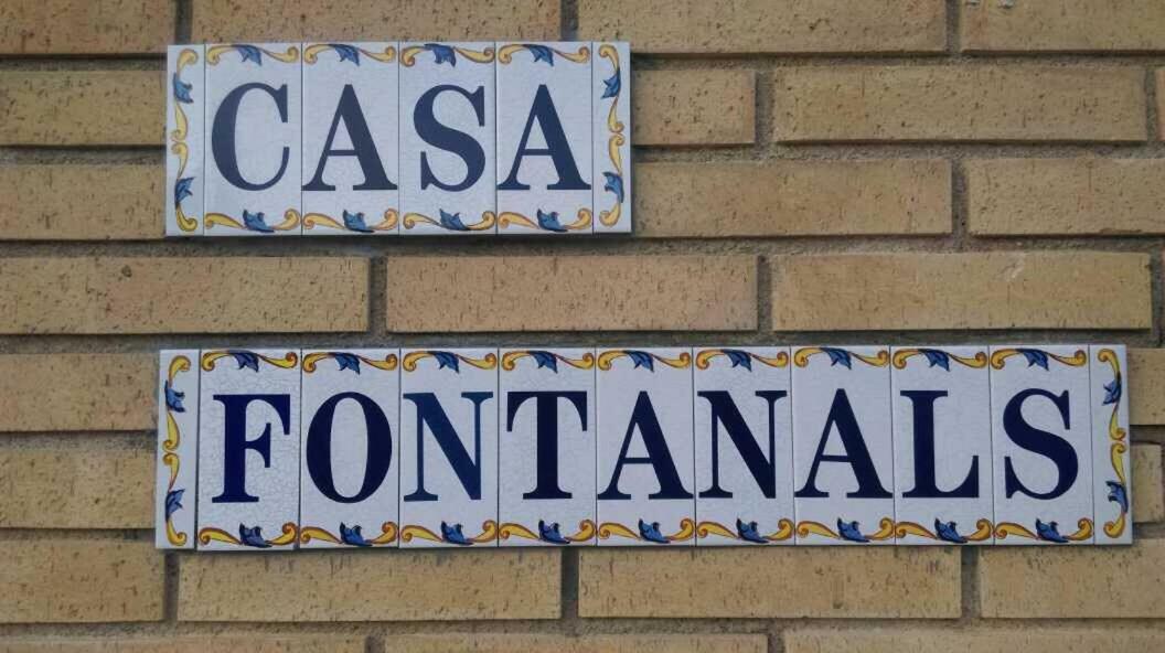 Casa Fontanals Villa Pla del Panadés Exteriör bild